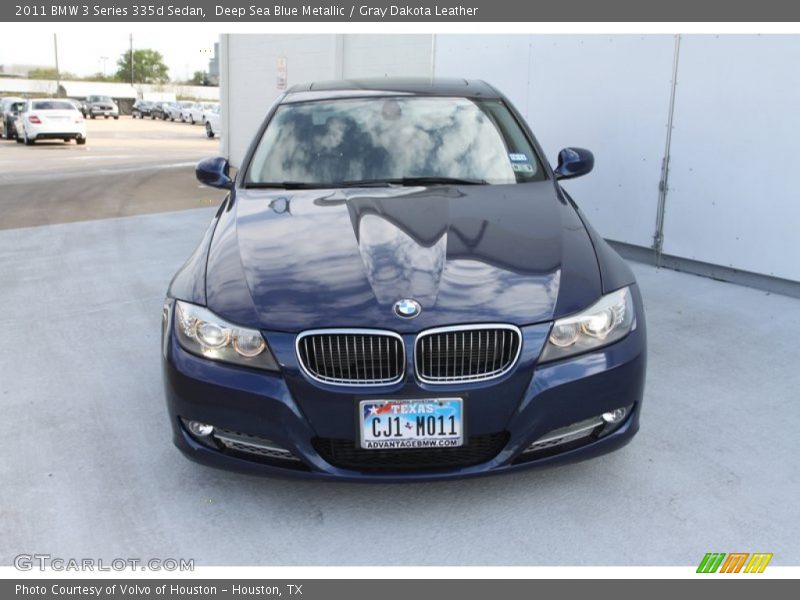 Deep Sea Blue Metallic / Gray Dakota Leather 2011 BMW 3 Series 335d Sedan