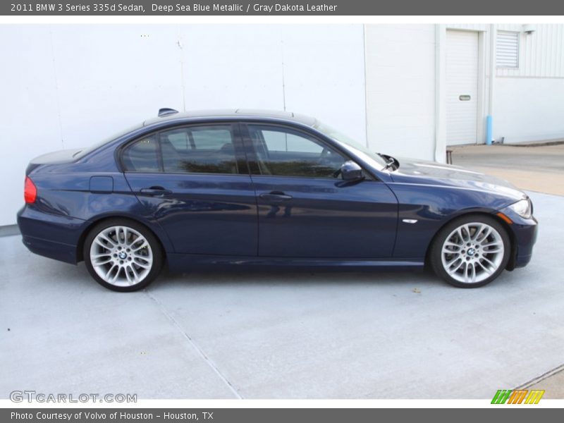 Deep Sea Blue Metallic / Gray Dakota Leather 2011 BMW 3 Series 335d Sedan
