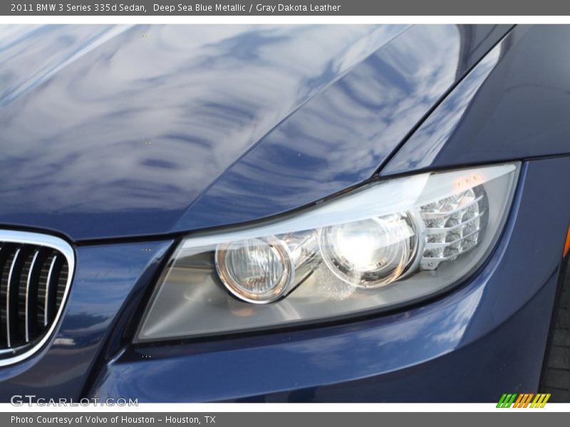 Deep Sea Blue Metallic / Gray Dakota Leather 2011 BMW 3 Series 335d Sedan