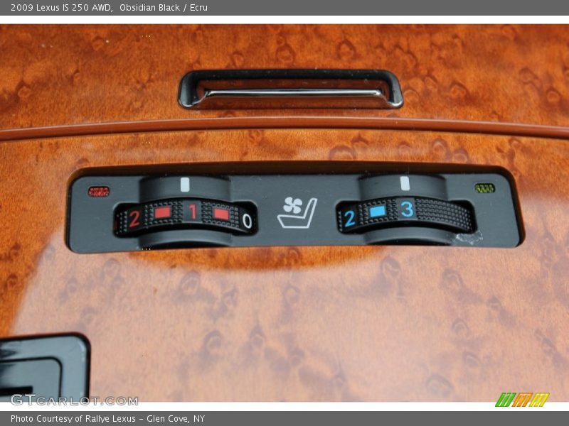 Obsidian Black / Ecru 2009 Lexus IS 250 AWD