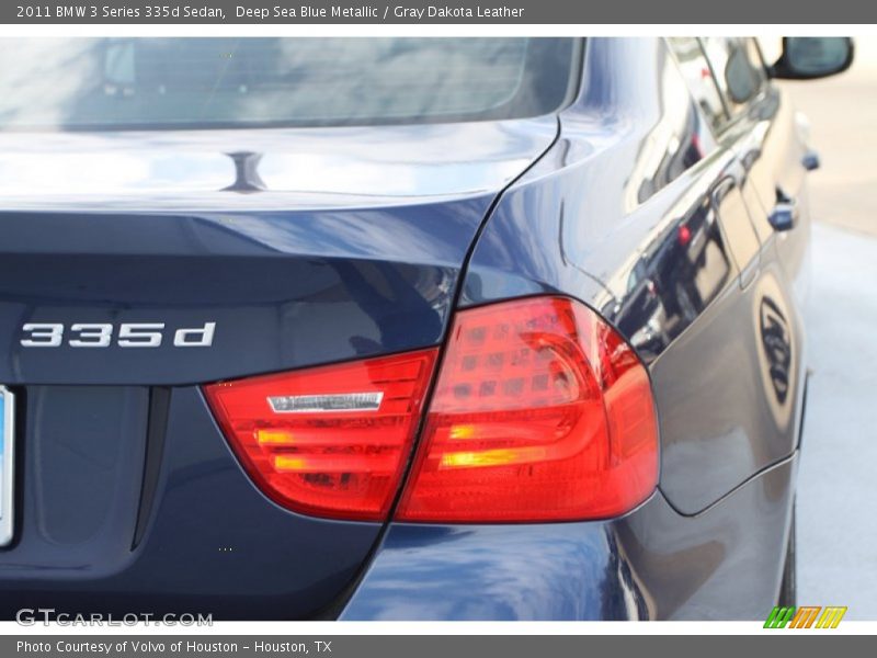 Deep Sea Blue Metallic / Gray Dakota Leather 2011 BMW 3 Series 335d Sedan