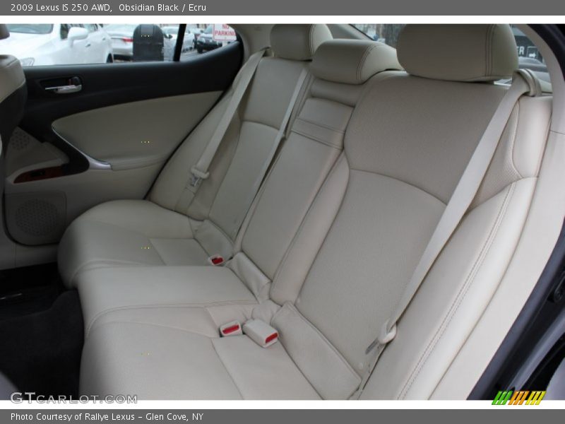 Obsidian Black / Ecru 2009 Lexus IS 250 AWD