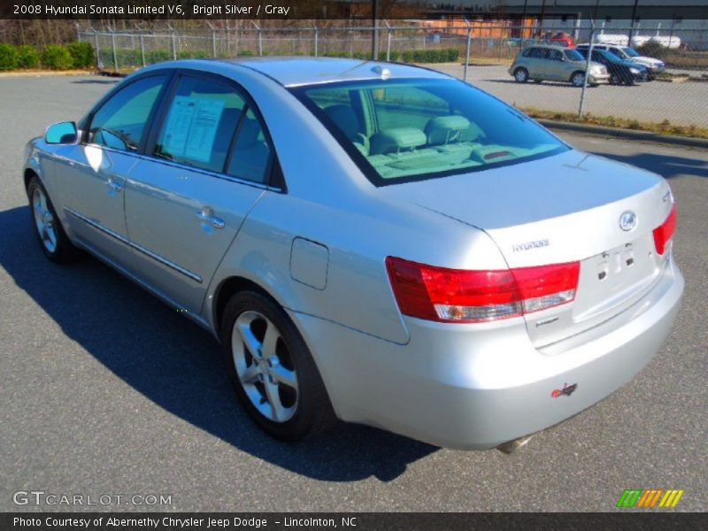 Bright Silver / Gray 2008 Hyundai Sonata Limited V6