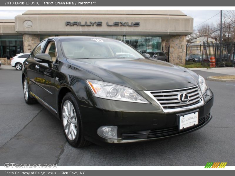 Peridot Green Mica / Parchment 2010 Lexus ES 350