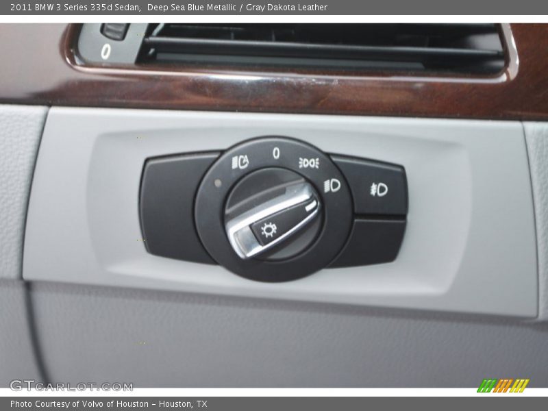 Deep Sea Blue Metallic / Gray Dakota Leather 2011 BMW 3 Series 335d Sedan