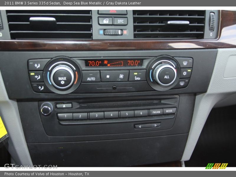 Deep Sea Blue Metallic / Gray Dakota Leather 2011 BMW 3 Series 335d Sedan