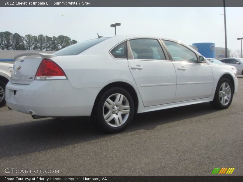 Summit White / Gray 2012 Chevrolet Impala LT