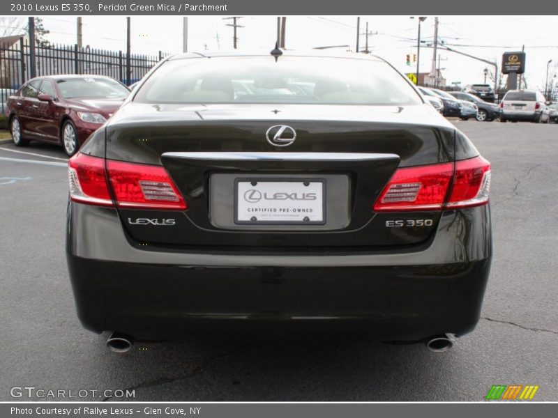 Peridot Green Mica / Parchment 2010 Lexus ES 350
