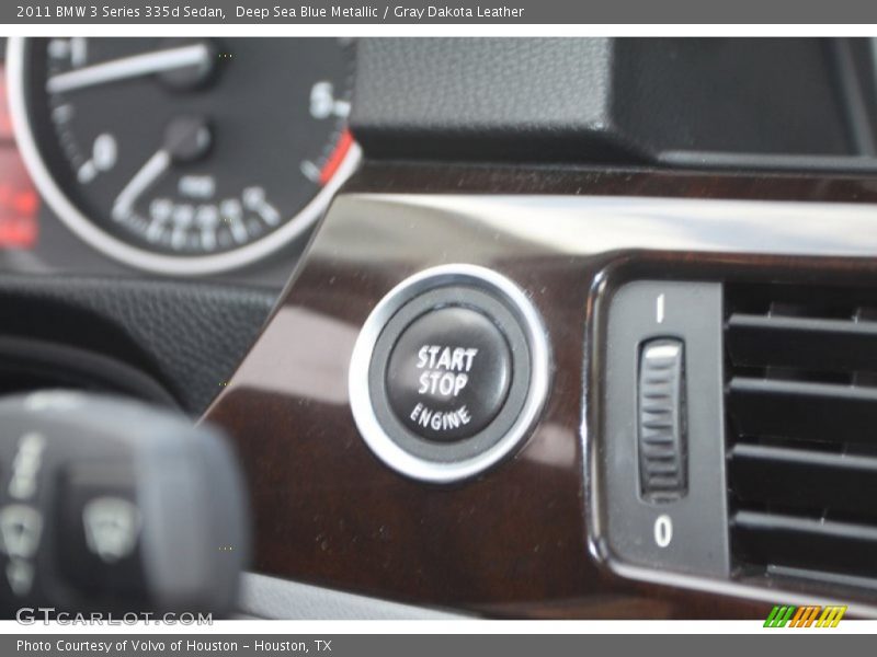 Deep Sea Blue Metallic / Gray Dakota Leather 2011 BMW 3 Series 335d Sedan