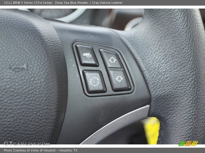Deep Sea Blue Metallic / Gray Dakota Leather 2011 BMW 3 Series 335d Sedan