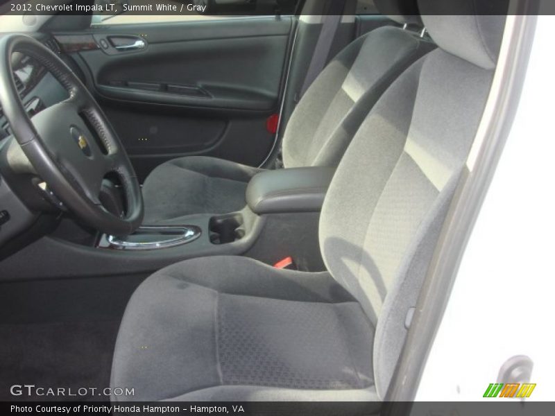 Summit White / Gray 2012 Chevrolet Impala LT