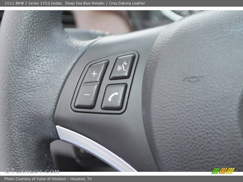 Deep Sea Blue Metallic / Gray Dakota Leather 2011 BMW 3 Series 335d Sedan