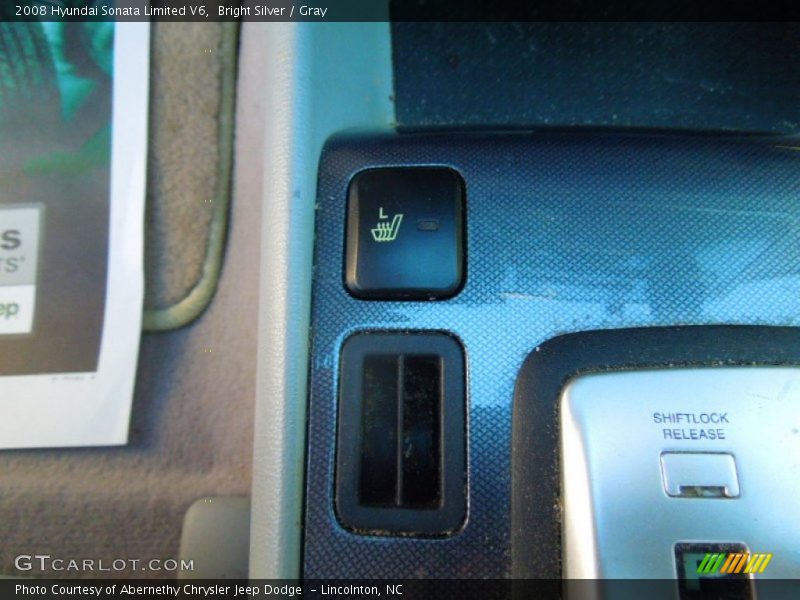 Bright Silver / Gray 2008 Hyundai Sonata Limited V6