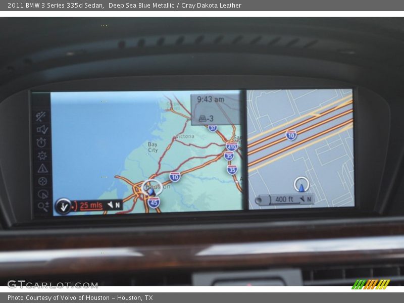 Deep Sea Blue Metallic / Gray Dakota Leather 2011 BMW 3 Series 335d Sedan