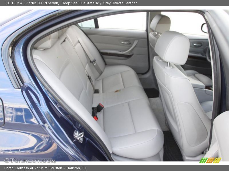 Deep Sea Blue Metallic / Gray Dakota Leather 2011 BMW 3 Series 335d Sedan