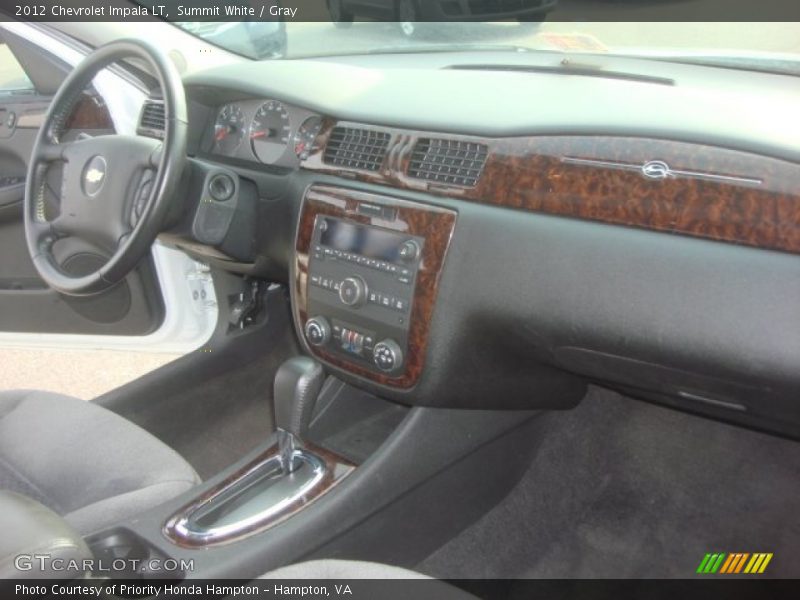 Summit White / Gray 2012 Chevrolet Impala LT