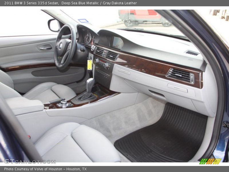 Deep Sea Blue Metallic / Gray Dakota Leather 2011 BMW 3 Series 335d Sedan