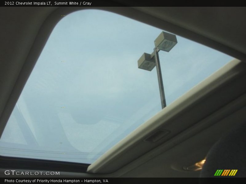 Summit White / Gray 2012 Chevrolet Impala LT