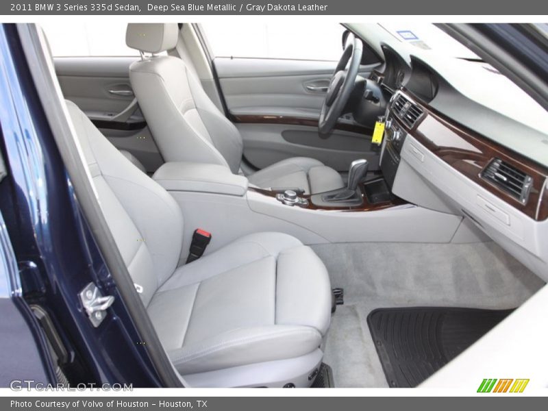 Deep Sea Blue Metallic / Gray Dakota Leather 2011 BMW 3 Series 335d Sedan