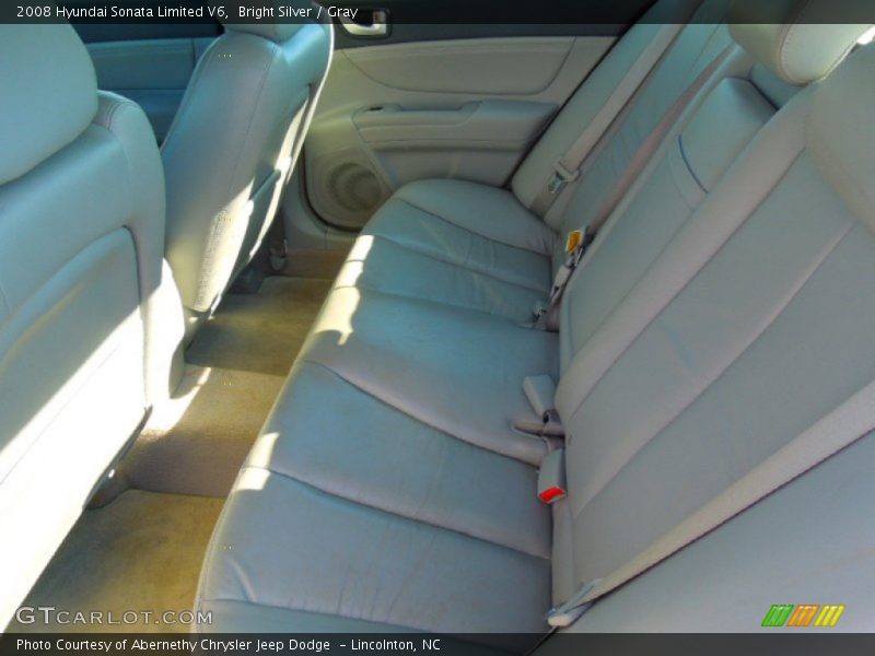 Bright Silver / Gray 2008 Hyundai Sonata Limited V6