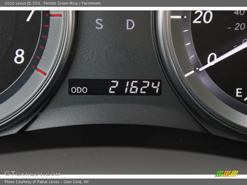 Peridot Green Mica / Parchment 2010 Lexus ES 350