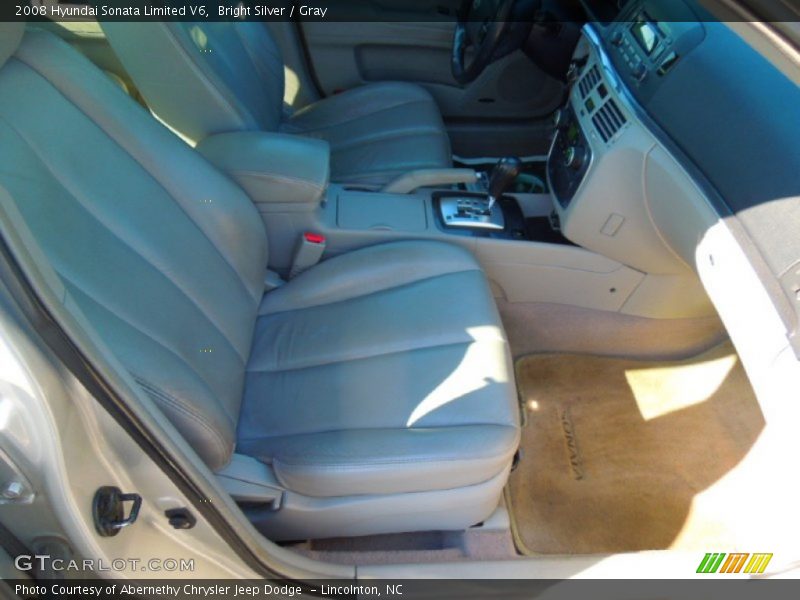 Bright Silver / Gray 2008 Hyundai Sonata Limited V6