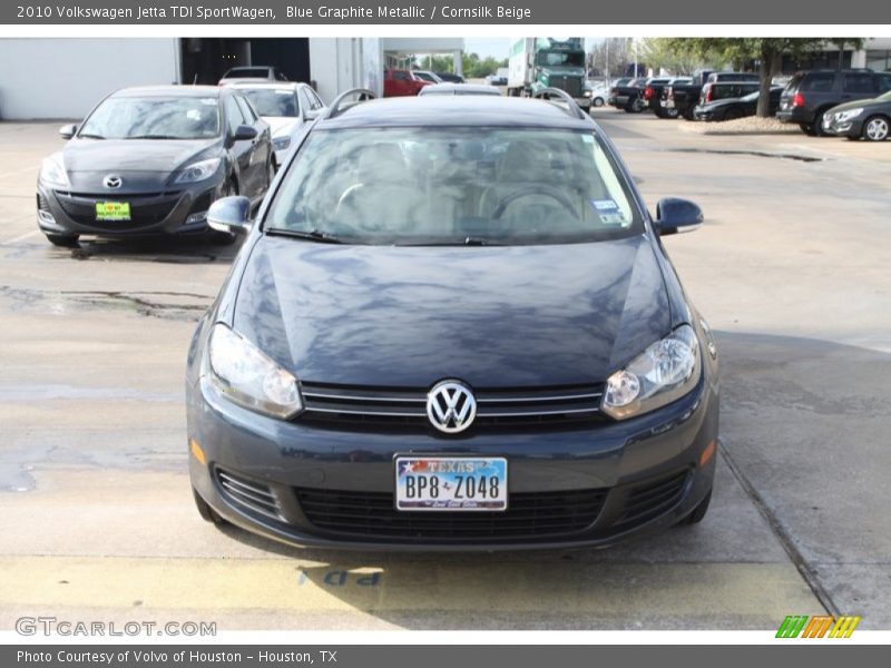 Blue Graphite Metallic / Cornsilk Beige 2010 Volkswagen Jetta TDI SportWagen