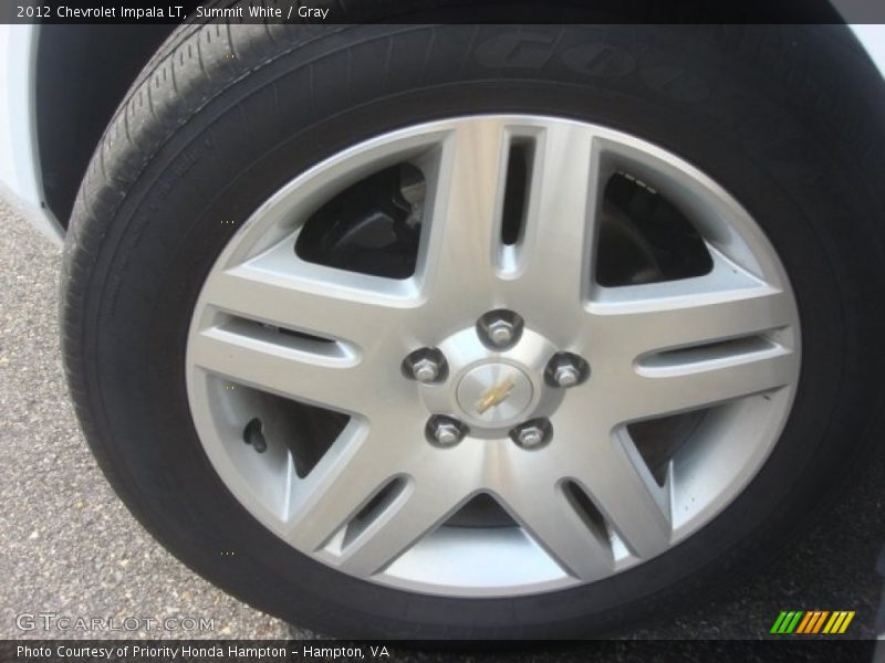 Summit White / Gray 2012 Chevrolet Impala LT