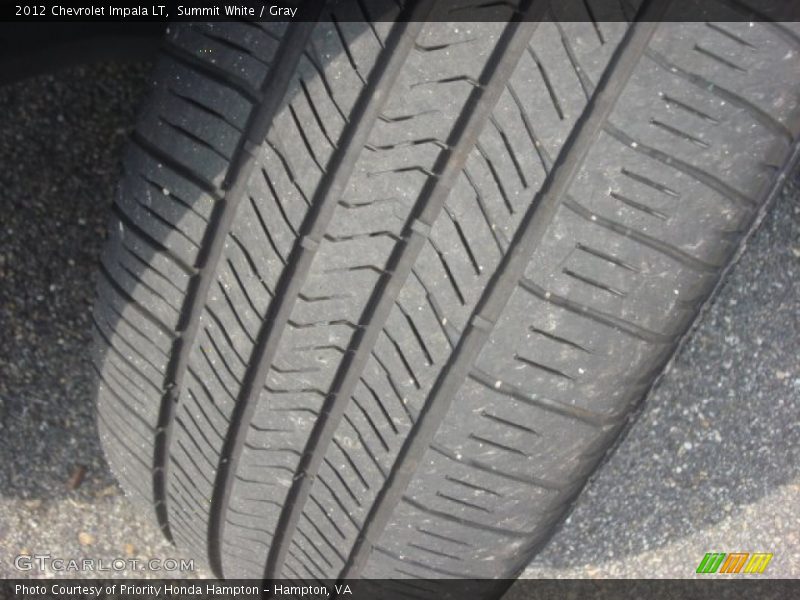 Summit White / Gray 2012 Chevrolet Impala LT