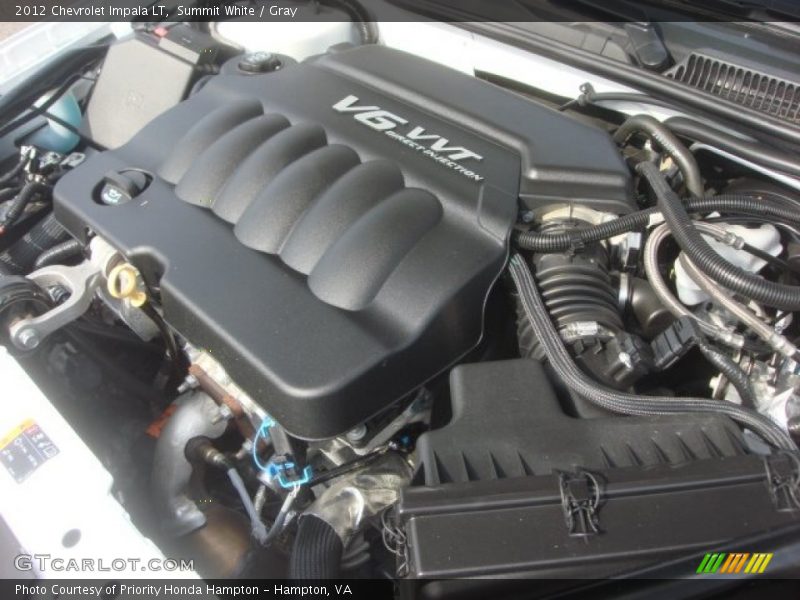 Summit White / Gray 2012 Chevrolet Impala LT