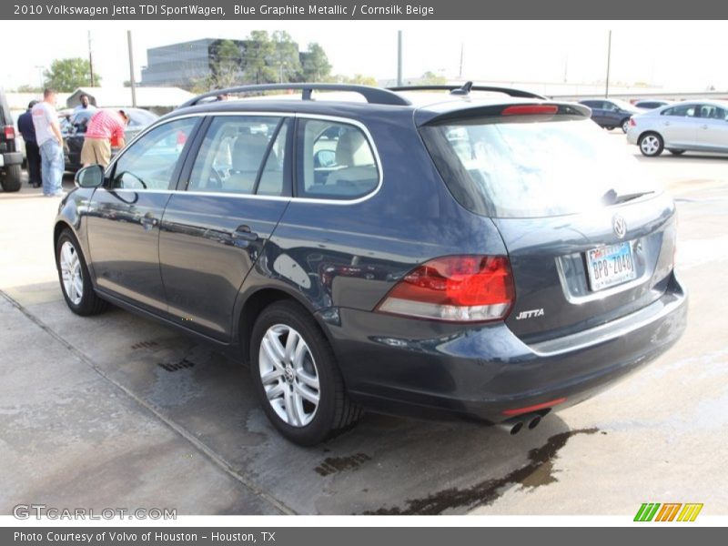 Blue Graphite Metallic / Cornsilk Beige 2010 Volkswagen Jetta TDI SportWagen