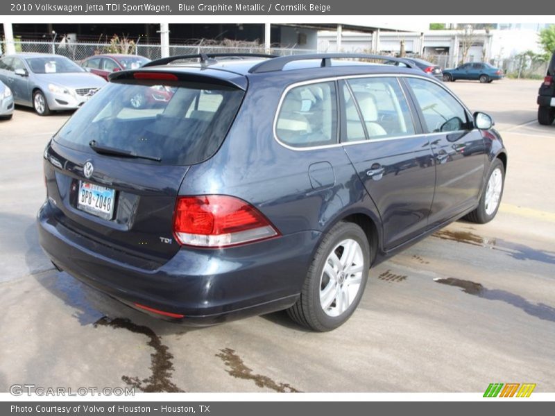 Blue Graphite Metallic / Cornsilk Beige 2010 Volkswagen Jetta TDI SportWagen