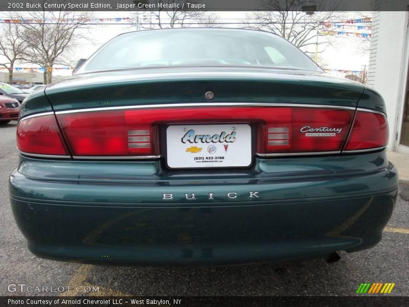 Jasper Green Metallic / Taupe 2002 Buick Century Special Edition