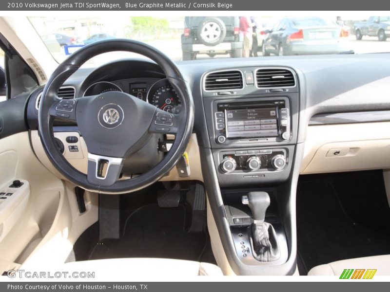 Blue Graphite Metallic / Cornsilk Beige 2010 Volkswagen Jetta TDI SportWagen
