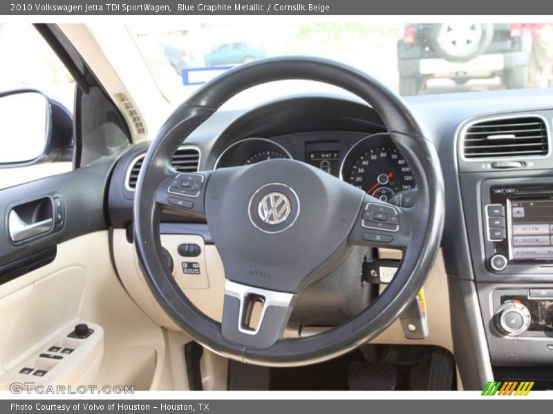 Blue Graphite Metallic / Cornsilk Beige 2010 Volkswagen Jetta TDI SportWagen