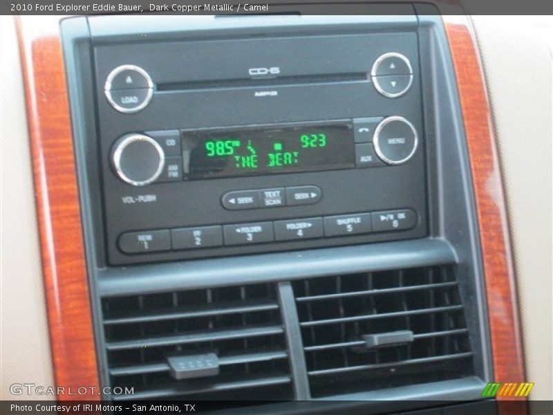 Controls of 2010 Explorer Eddie Bauer
