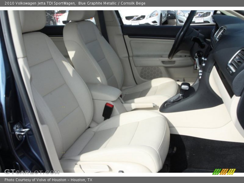 Blue Graphite Metallic / Cornsilk Beige 2010 Volkswagen Jetta TDI SportWagen