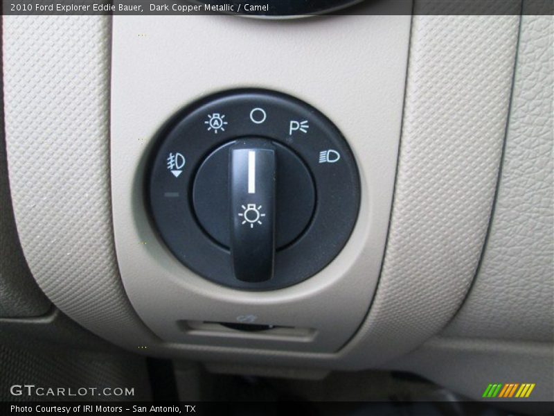 Controls of 2010 Explorer Eddie Bauer