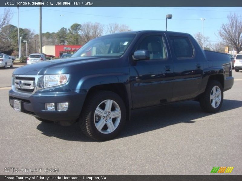 Bali Blue Pearl / Gray 2011 Honda Ridgeline RTL