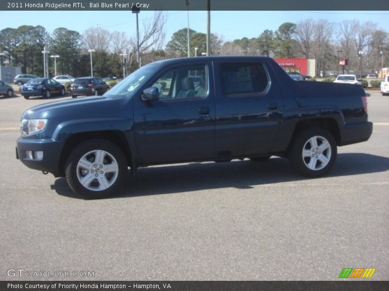 Bali Blue Pearl / Gray 2011 Honda Ridgeline RTL