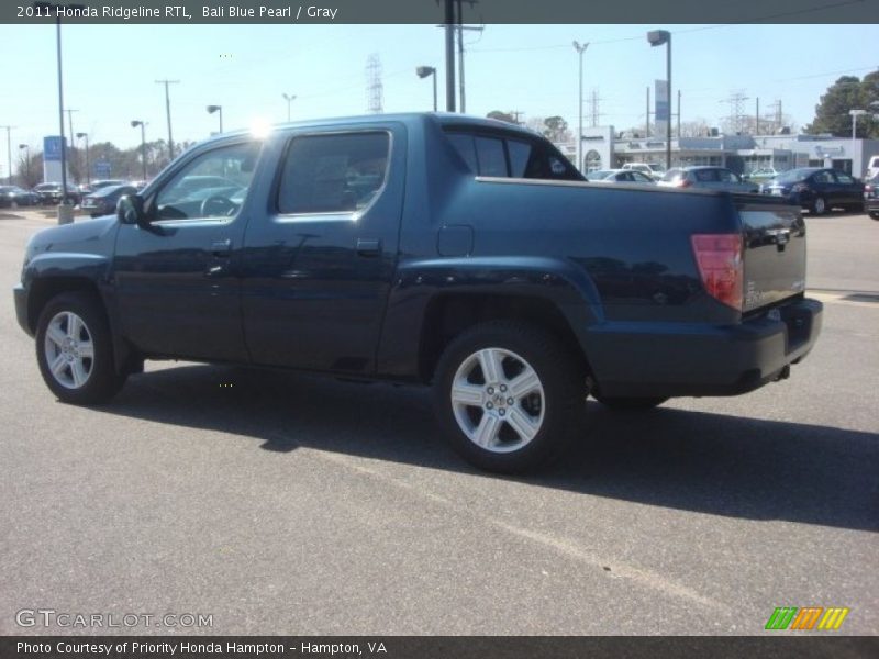 Bali Blue Pearl / Gray 2011 Honda Ridgeline RTL