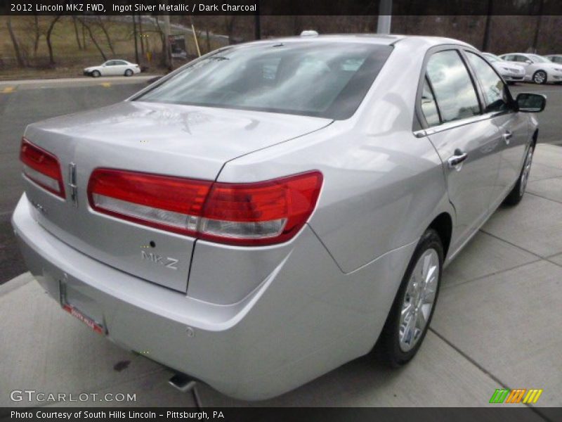 Ingot Silver Metallic / Dark Charcoal 2012 Lincoln MKZ FWD