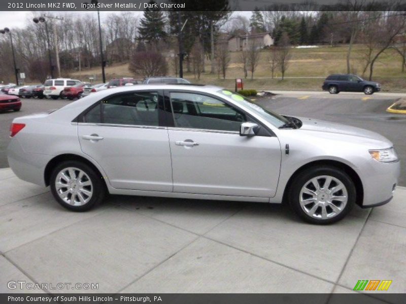 Ingot Silver Metallic / Dark Charcoal 2012 Lincoln MKZ FWD