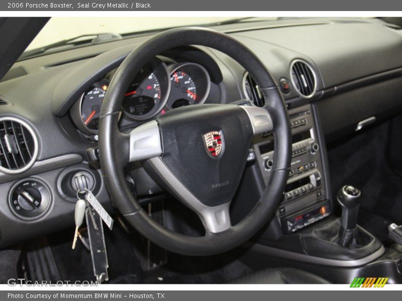 Seal Grey Metallic / Black 2006 Porsche Boxster