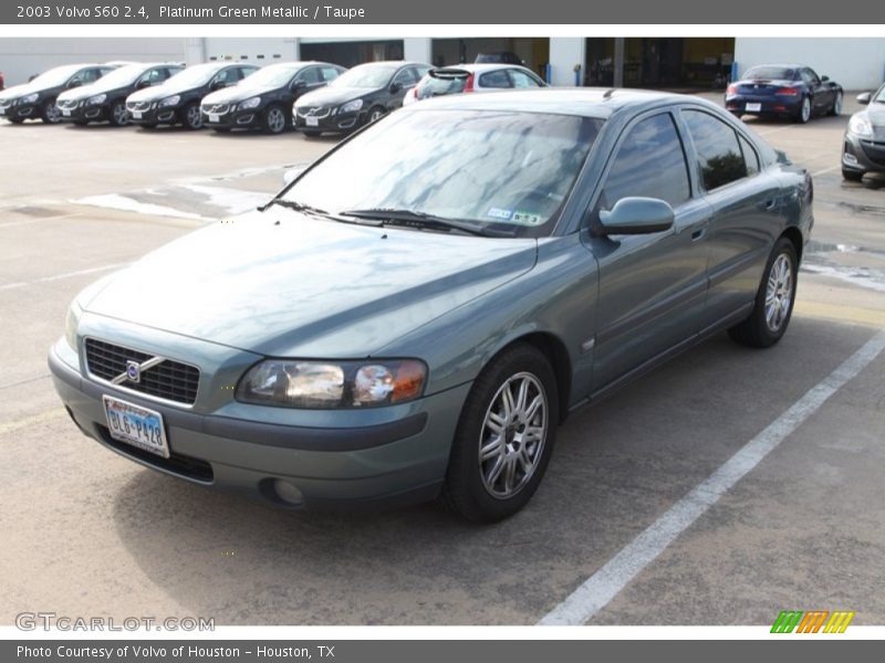 Platinum Green Metallic / Taupe 2003 Volvo S60 2.4