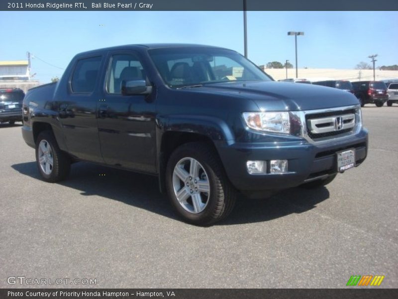 Bali Blue Pearl / Gray 2011 Honda Ridgeline RTL