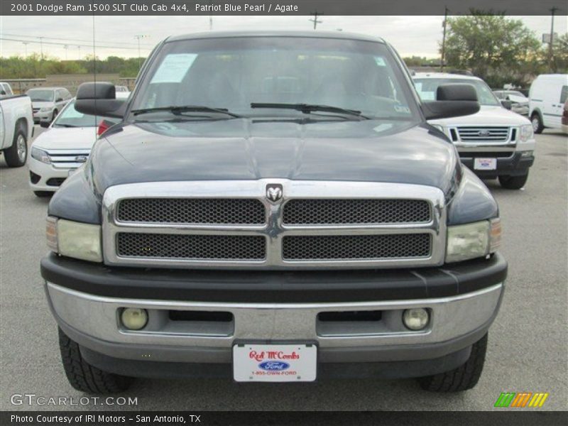 Patriot Blue Pearl / Agate 2001 Dodge Ram 1500 SLT Club Cab 4x4