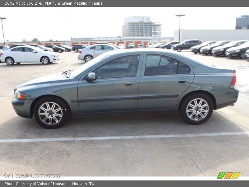 Platinum Green Metallic / Taupe 2003 Volvo S60 2.4