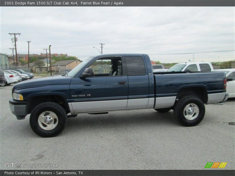Patriot Blue Pearl / Agate 2001 Dodge Ram 1500 SLT Club Cab 4x4