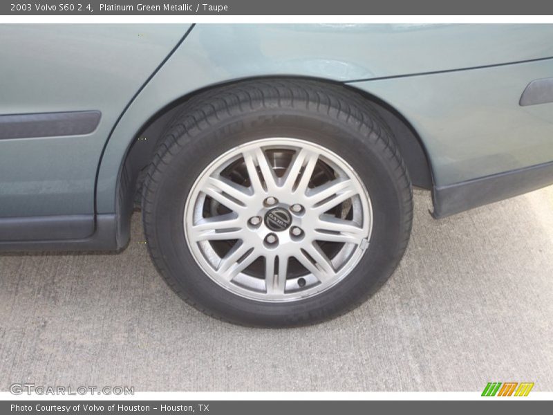 Platinum Green Metallic / Taupe 2003 Volvo S60 2.4